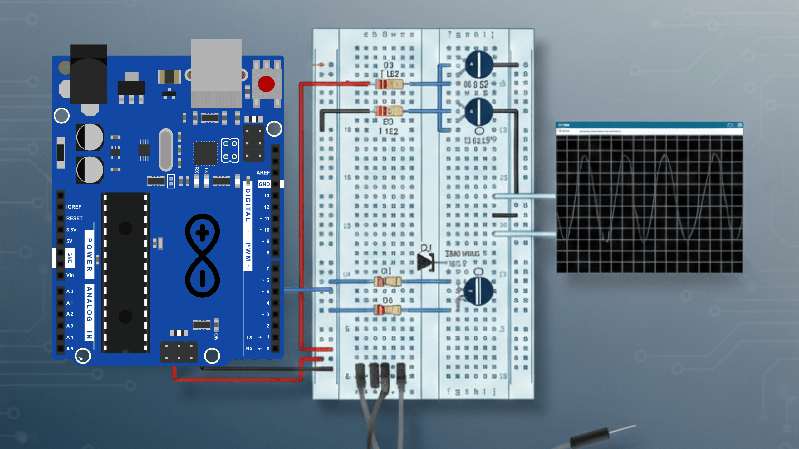 Como Fazer um Osciloscópio de Baixo Custo com Arduino